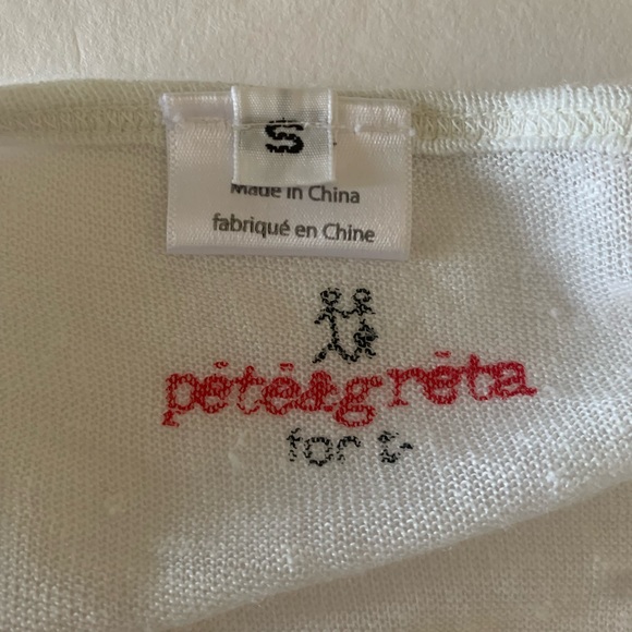 Johnny Was Pete & Greta Linen Oversized Henley Tee Small Short Sleeve Sheer - Picture 3 of 7